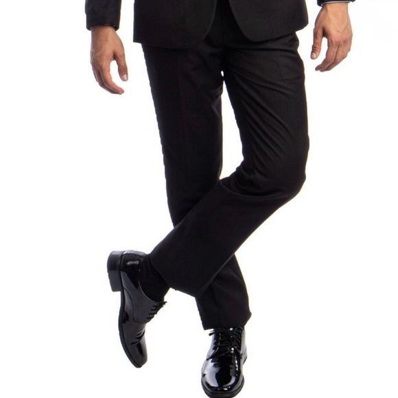 🖤 Savile Row Tailor Classic Black Tuxedo (Two-Piece Set) - Picture 2 of 13